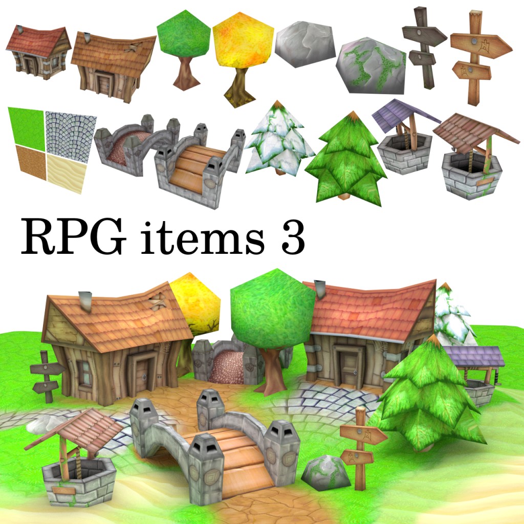 Low-Poly RPG Item Collection 3 preview image 1